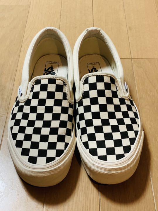 美品 チェッカースリッポン US9 rcsCe-m73547861778 VANS VAULT 安い