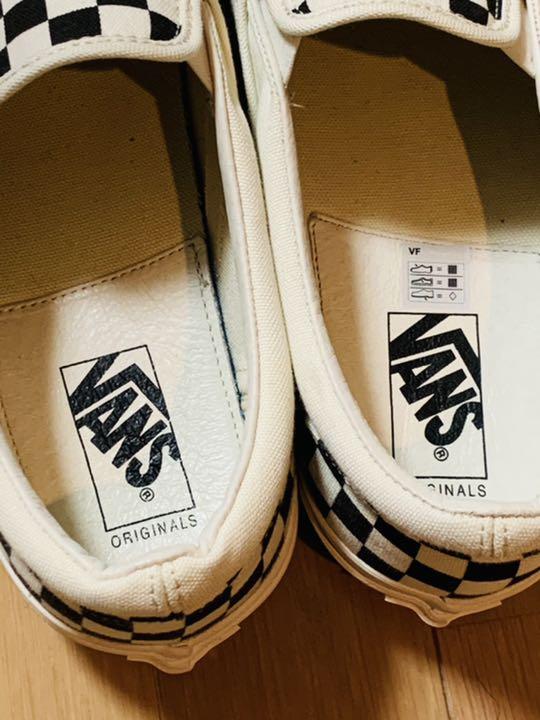美品 チェッカースリッポン US9 rcsCe-m73547861778 VANS VAULT 安い