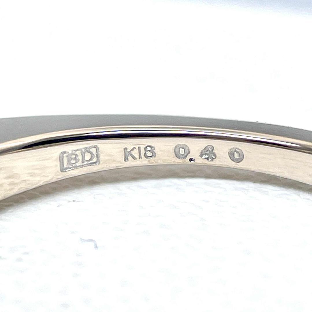 新品仕上げ済 現行品 カシケイ ネイキッド ダイヤ 0.40ct リング K18
