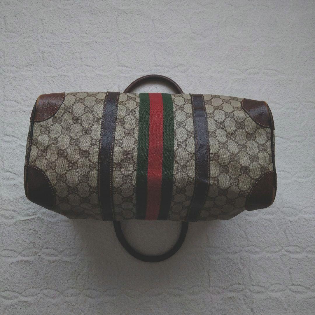 Gucci GGキャンバス ボストンバッグシェリーライン Gucci GGキャンバス ボストンバッグシェリーライン
