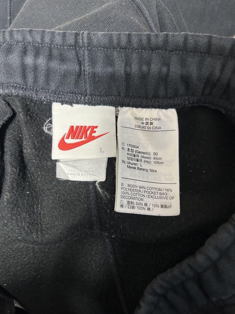 Nike × Stussy コラボ　スウェット　黒