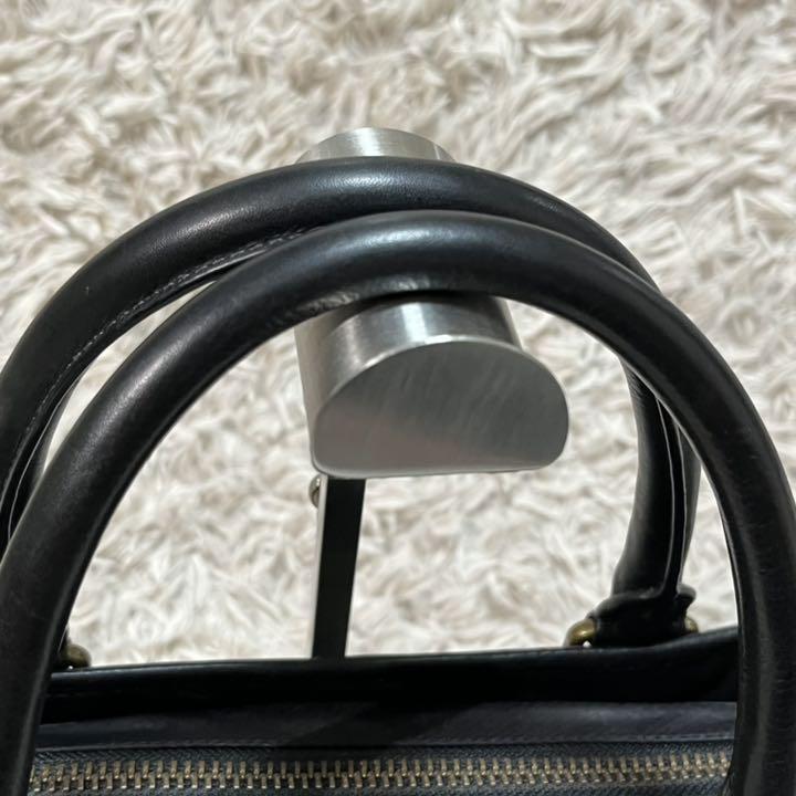 お見舞い 美品 Coach レザー ナイロン ブリーフケース ビジネスバッグ Pc Teleacv Cl