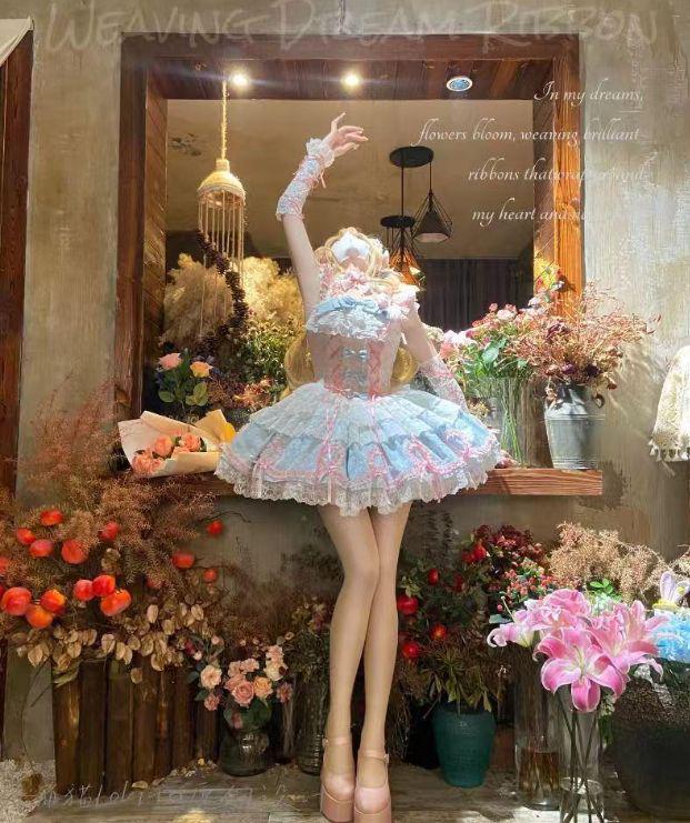 充実の品 ゴスロリ・ロリータドレス お嬢様 可愛い メイド衣装 めめしい コスプレ衣装