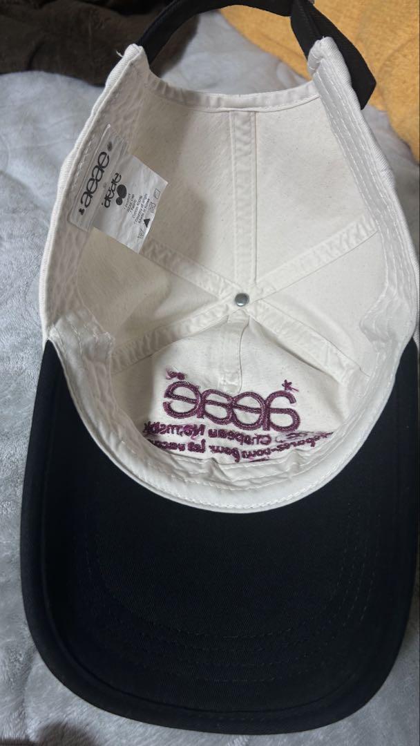 aeae two-tone cap red×black