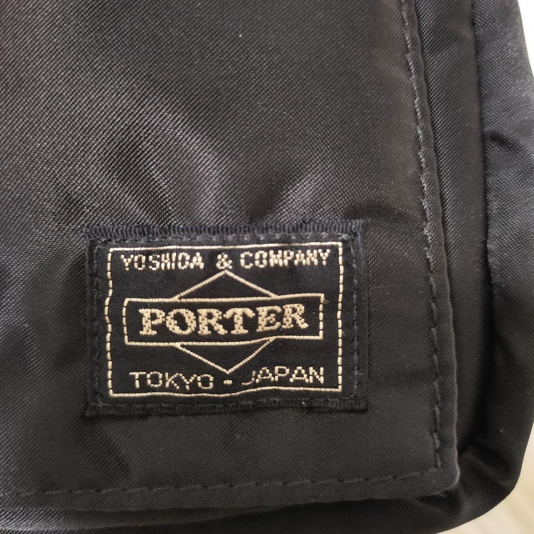 ［極美品］PORTER ボディバッグ ブラック　タンカー ✨極美品✨ PORTER タンカー 黒 ボディバッグ ウエストバッグ
