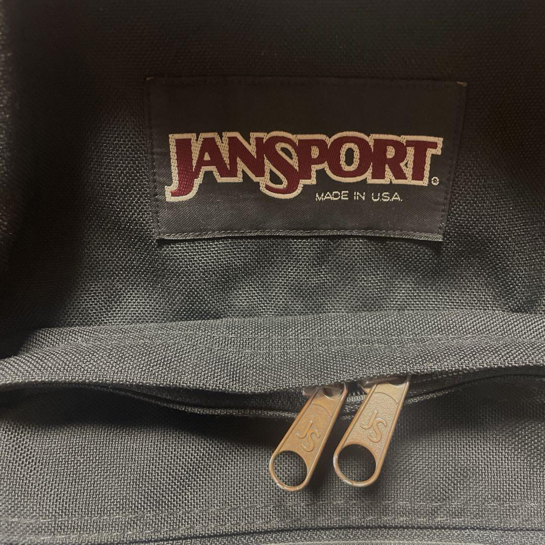 希少　JANSPORT　USA製　レザーボトム　ビンテージ