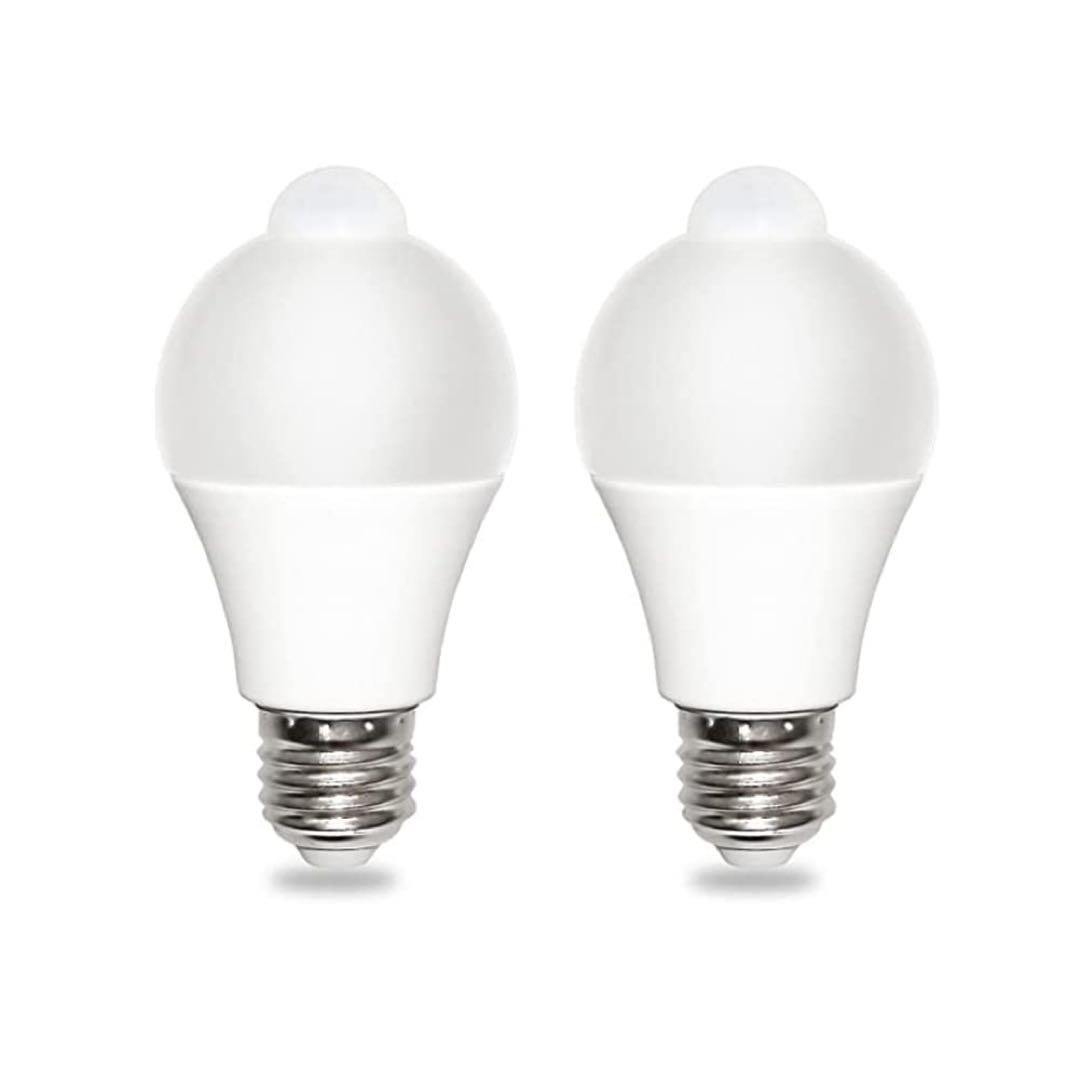 人感センサー電球 電球 自動点灯/消灯 消し忘れ防止 節電 省エネ 2個セット