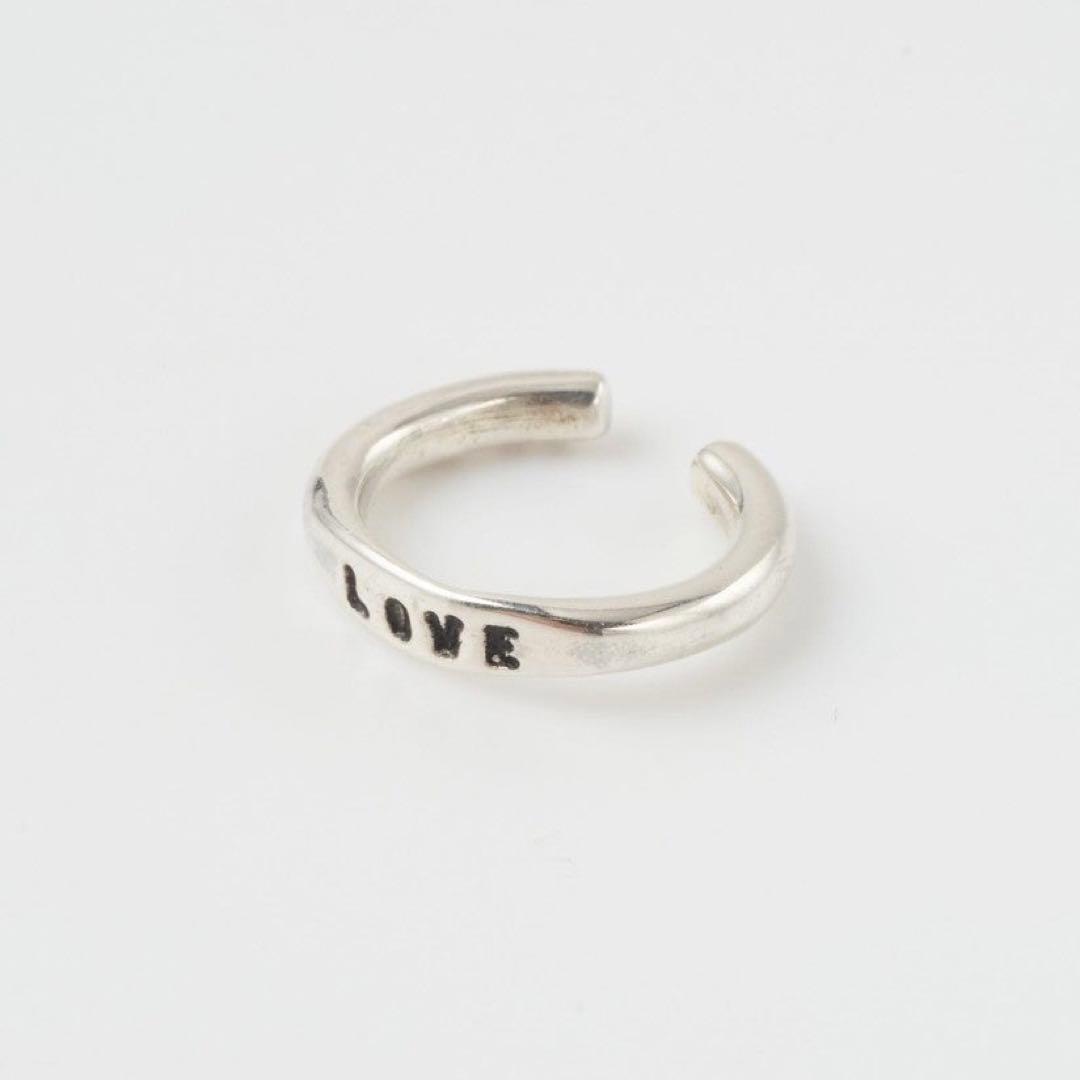 SERGE THORAVAL セルジュトラヴァル LOVE イヤーカフ シルバー