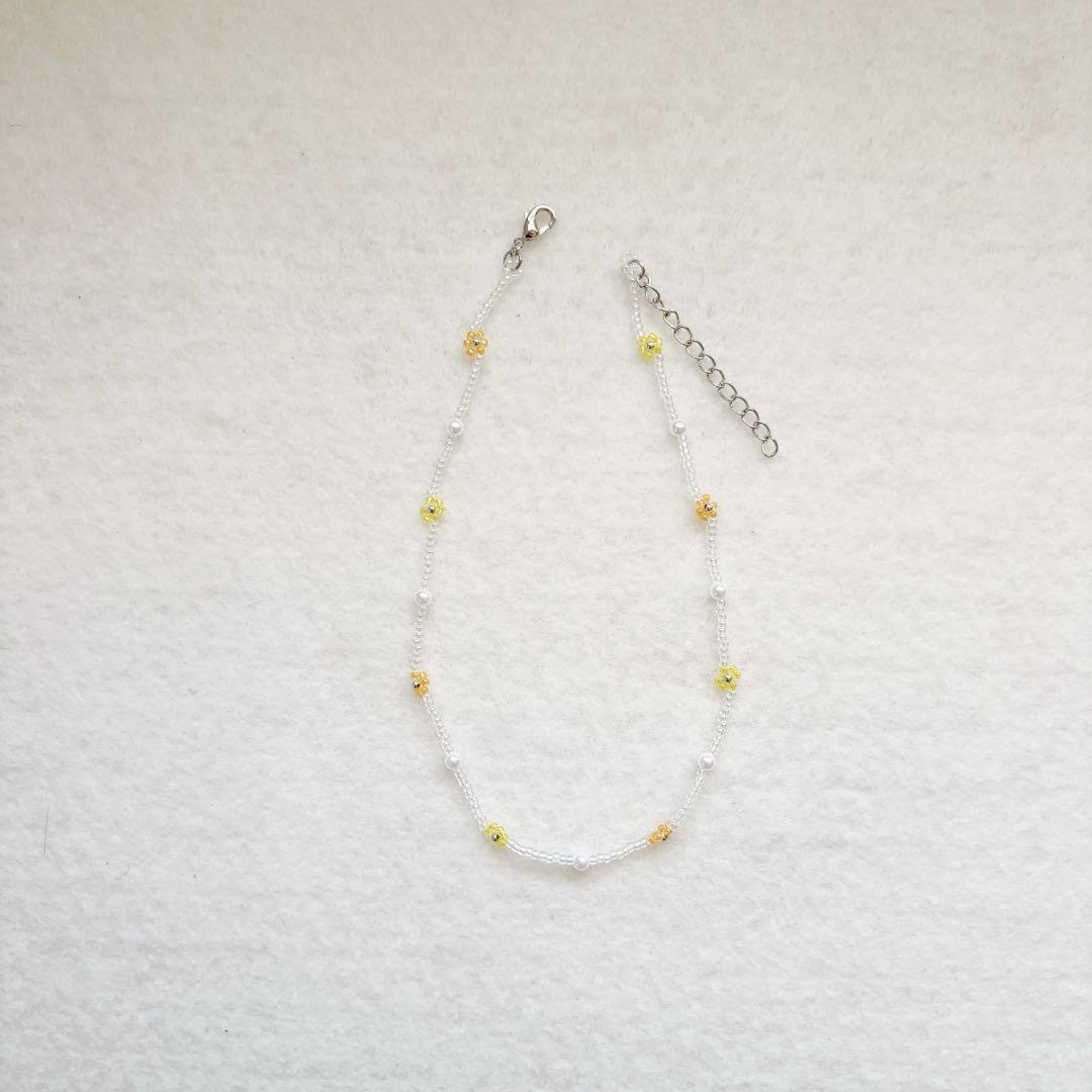 リョウコ　ハンドメイド ビーズネックレス ☆*:.｡. 過去の投稿もぜひ見てみてください☺︎ #ビーズ