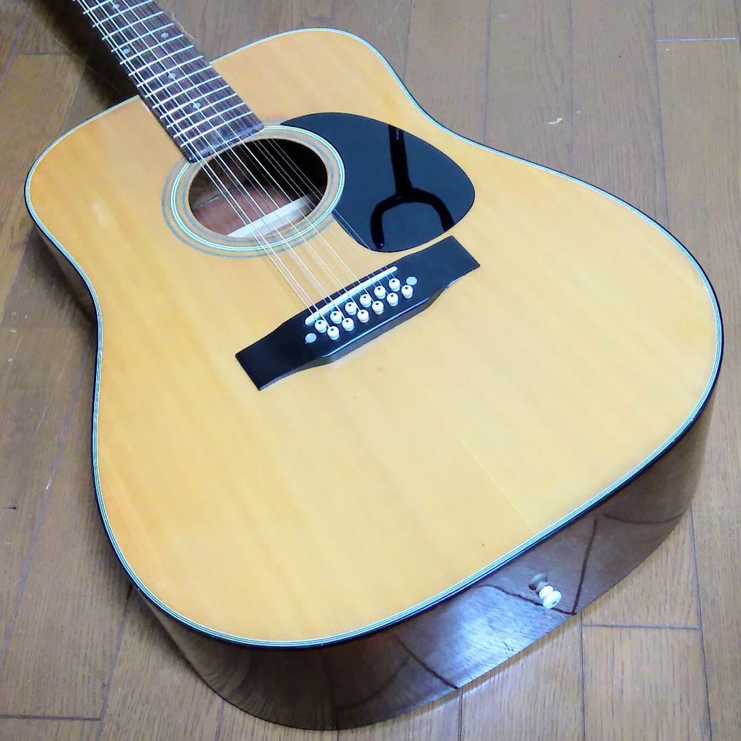 美品　ジャパン ヴィンテージ　12弦 アコースティックギター　新品弦に交換済み！