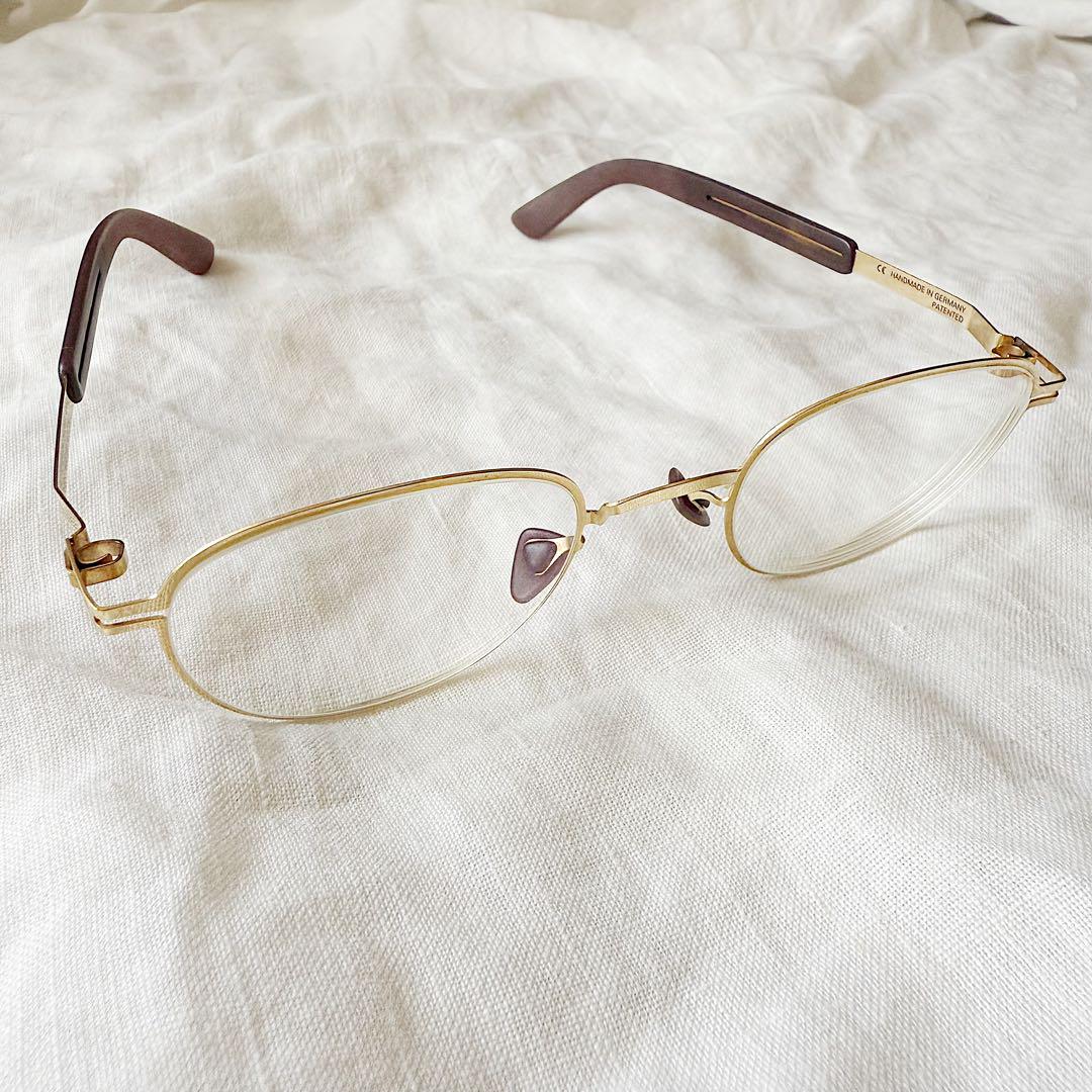 MYKITA MYLON HYBRID BASIL ゴールド縁 眼鏡