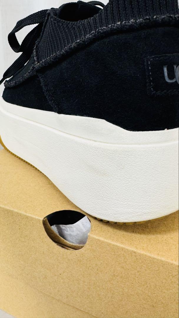 UGG ブラック プラットフォームスニーカー 6
