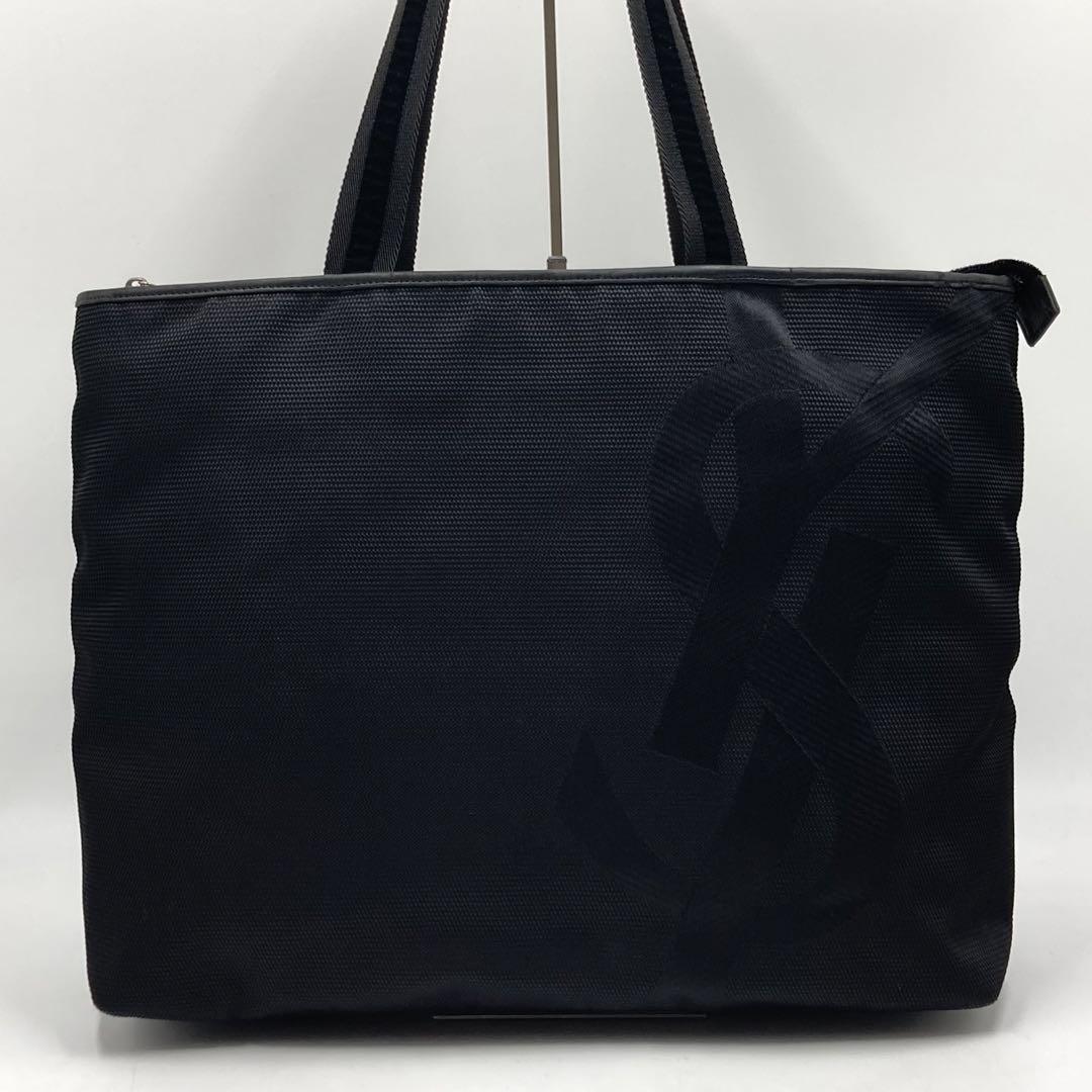美品✨リヴゴーシュ イヴサンローラン トートバッグ 肩掛け 黒 大容量 画像2