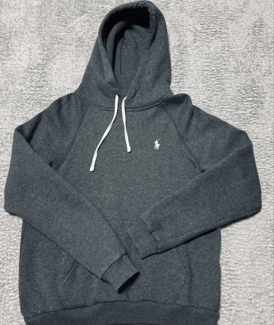 Polo Ralph Lauren ダークグレー 裏起毛パーカーSサイズ