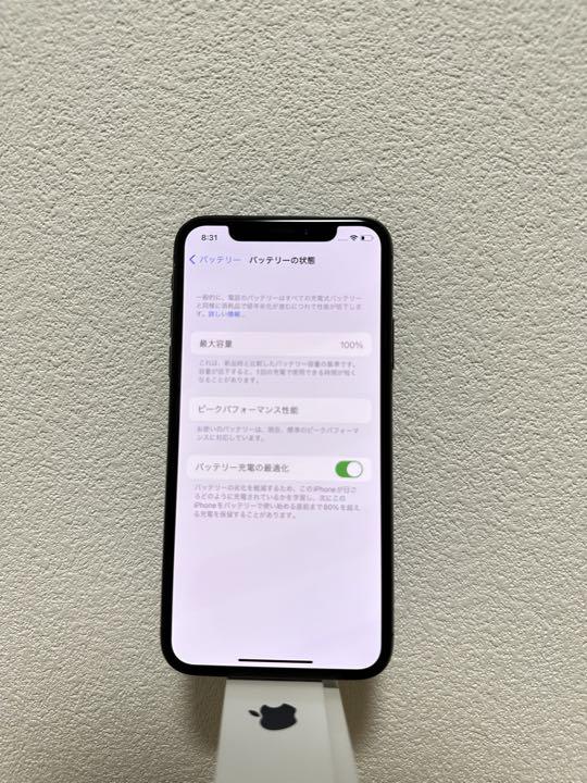 Apple iPhone X　64G SpaceGray バッテリー交換済 Apple iPhone X 64G/SIMフリー SpaceGray バッテリー交換済