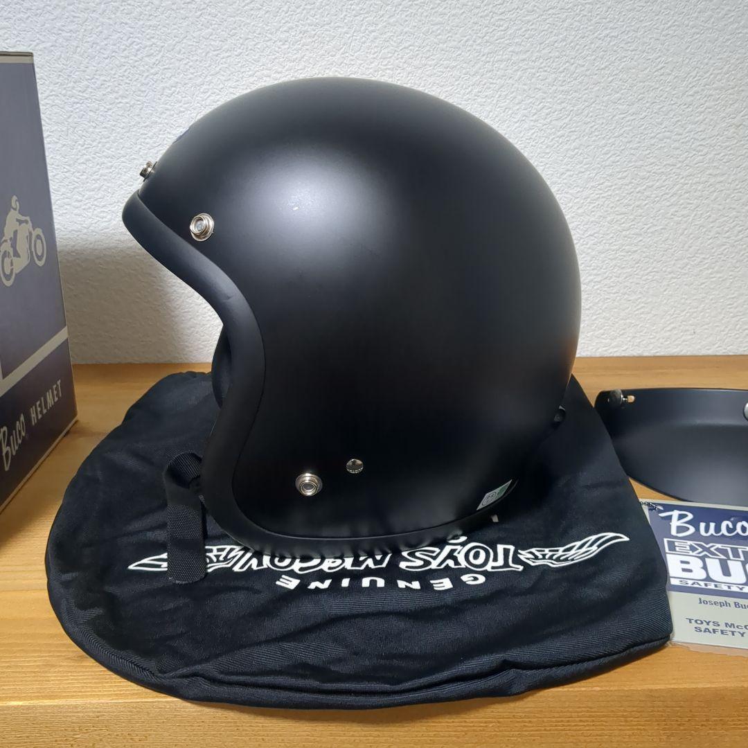 EXTRA BUCO エクストラブコ ジェットヘルメット マットブラック L