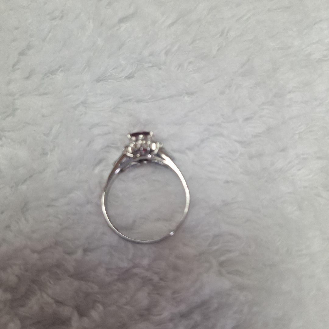 【鑑定書付き】 ルビーオーバルカットリング