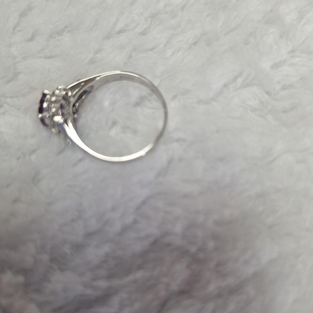 【鑑定書付き】 ルビーオーバルカットリング