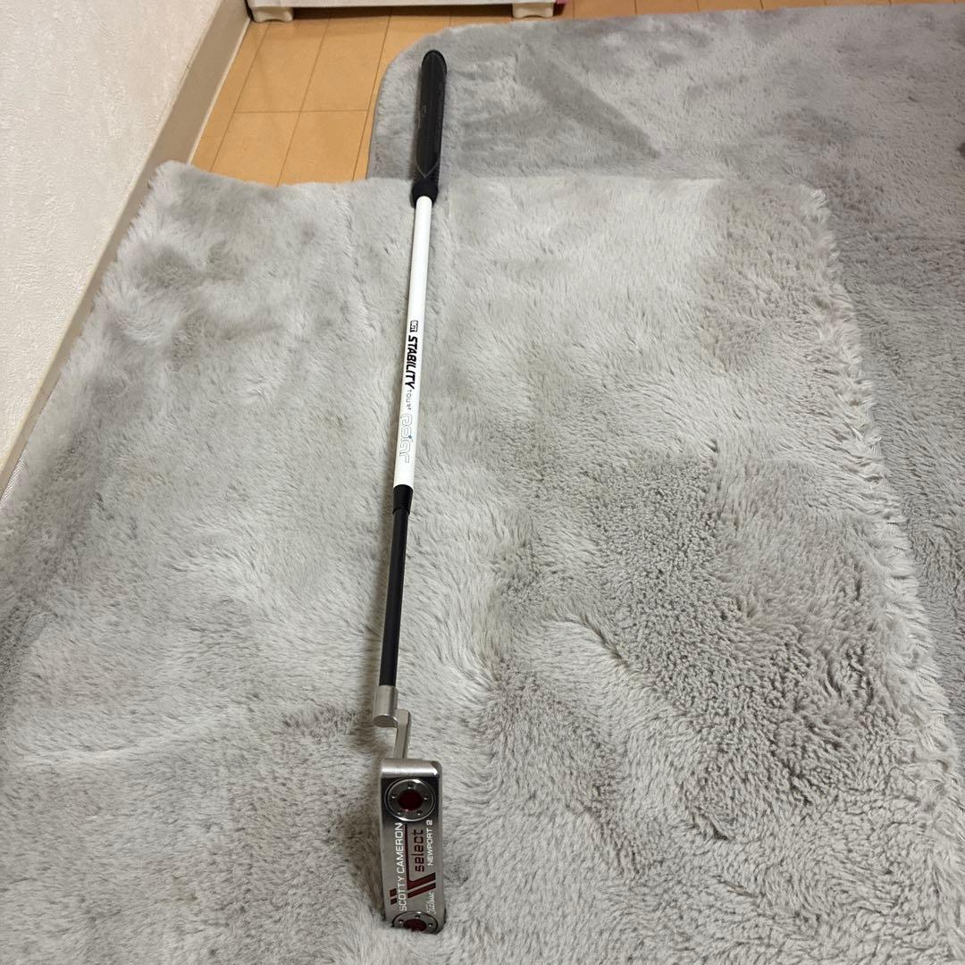 スコッティキャメロンパター、ニューポート2 スタビリティシャフト カバー付き スコッティキャメロンパター、ニューポート2 スタビリティシャフト カバー付き