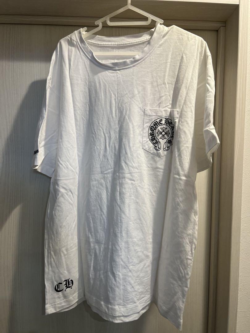 VINTAGE●CHROME HEARTS●クロムハーツ ホワイト Tシャツ CHROME HEARTS (クロムハーツ) Old American Flag Tee クロム