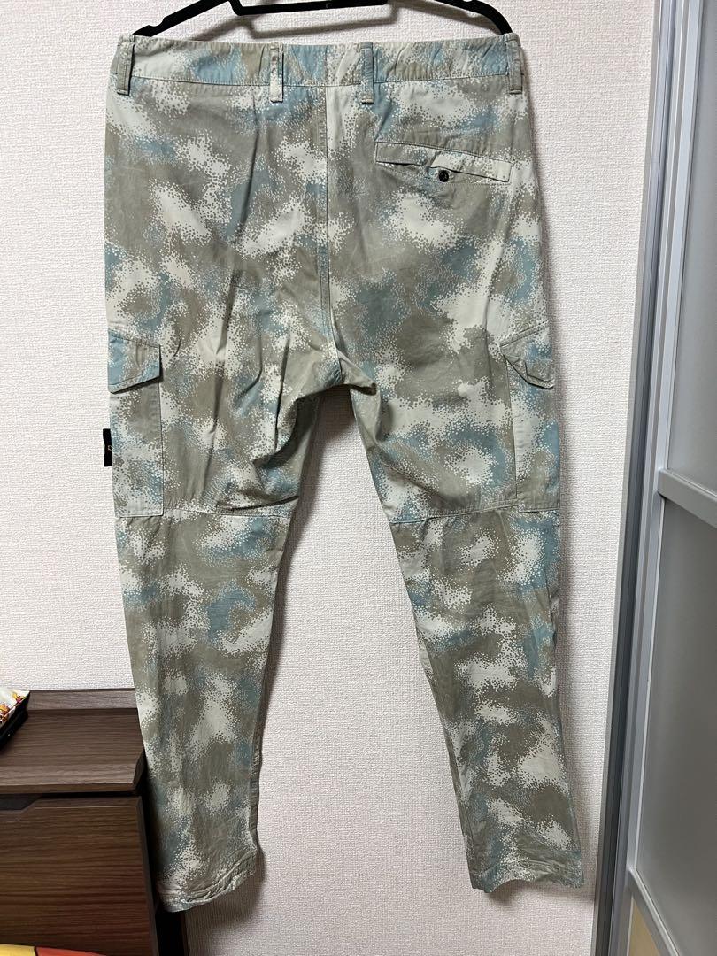 SS20 STONE ISLAND 迷彩柄カーゴパンツ W 31