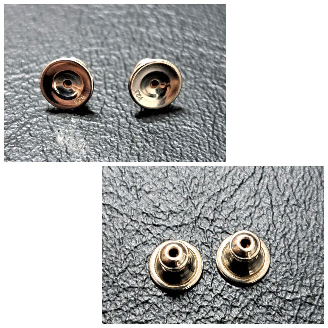 美品 ジャスティンデイビス ピアス パドロック 925 K18 コンビ 南京錠