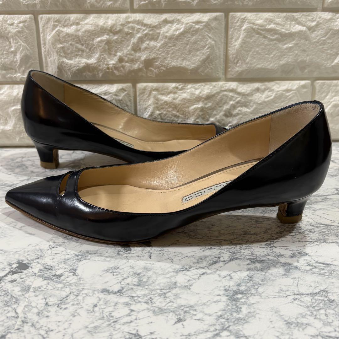 美品 PELLICO ANDREA35 アネッリ レザー ブラック 37 美品 PELLICO ANDREA35 アネッリ レザー ブラック 37