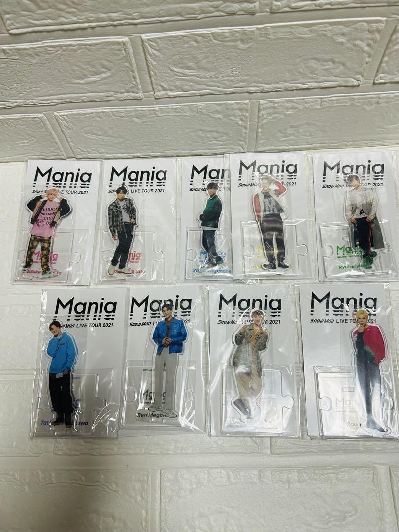 SnowMan スノ　マニア　Mania アクリルスタンド　アクスタ　セット SnowMan アクスタ Mania 9人セット - メルカリ