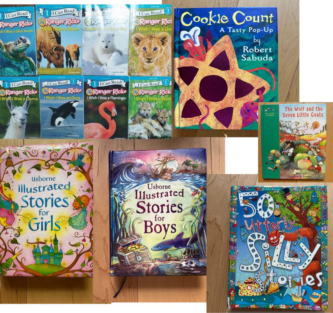 絵本セット：Ranger Rick, Cookie Count, Usborne