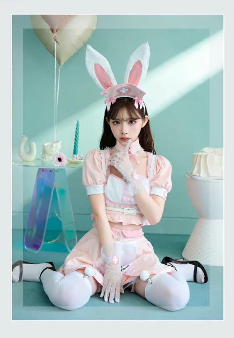 ナースバニーメイド《ハロウィンコスプレ9点セット》Malymoon