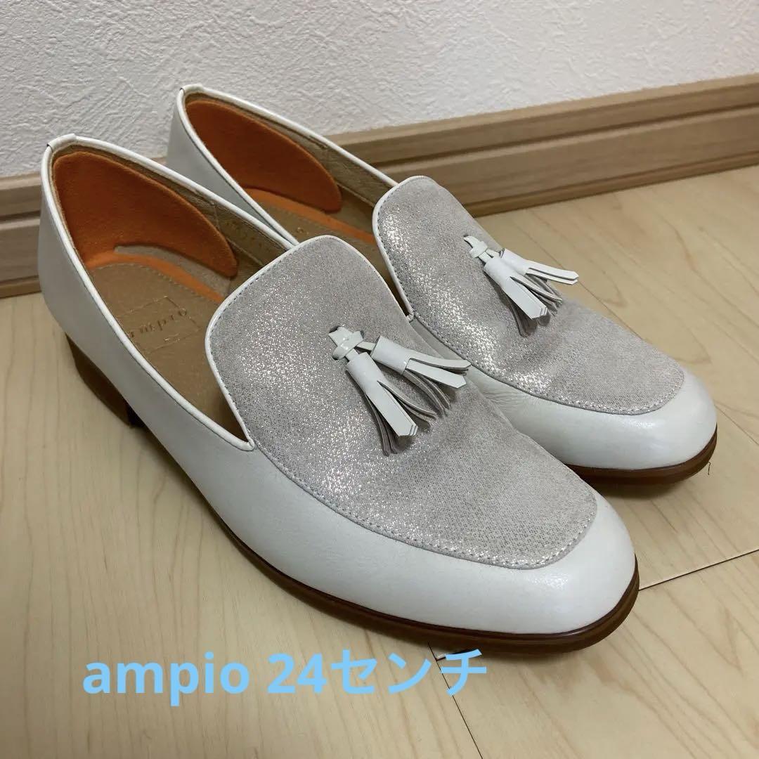 ミハマ　ブラック フラットシューズ 24.5cm ザノースフェイス スノーブーツ 靴