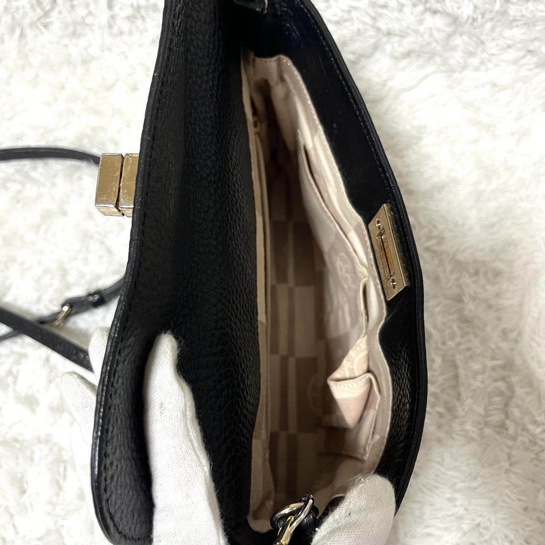 ✨美品✨ATAO ショルダーバッグ 2way レベッカ シボ革 オールレザー