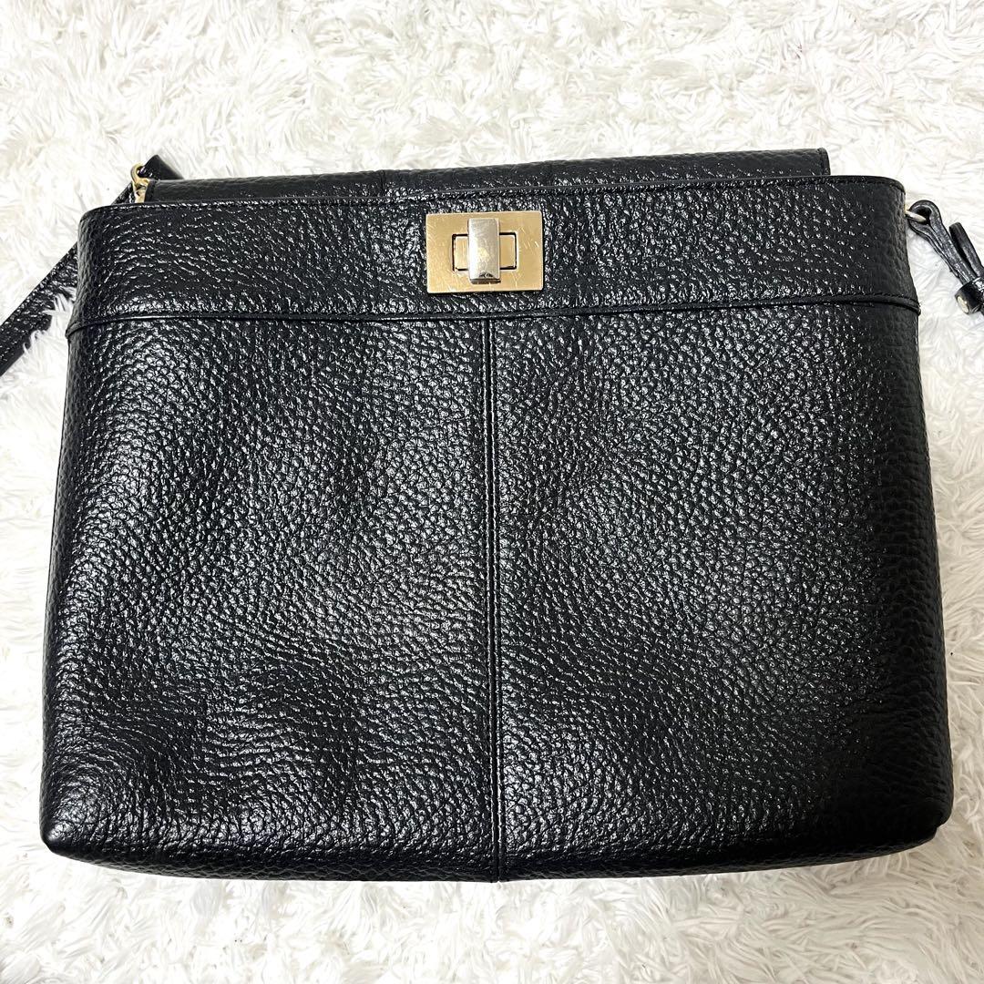 ✨美品✨ATAO ショルダーバッグ 2way レベッカ シボ革 オールレザー