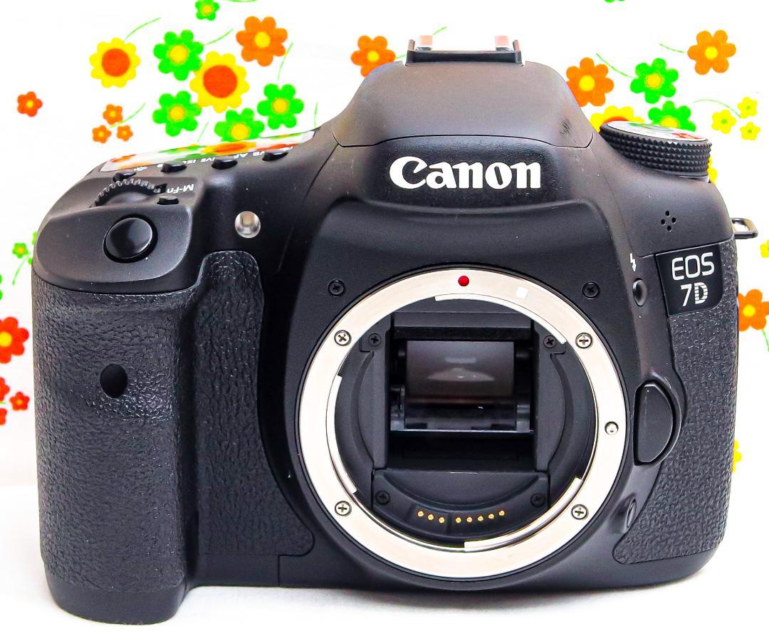 美品 キャノン Canon EOS 7D☆スマホ転送☆ダブルレンズ！☆一眼レフ キャノン Canon EOS 7D☆スマホ転送☆ダブルレンズ！☆一眼レフ
