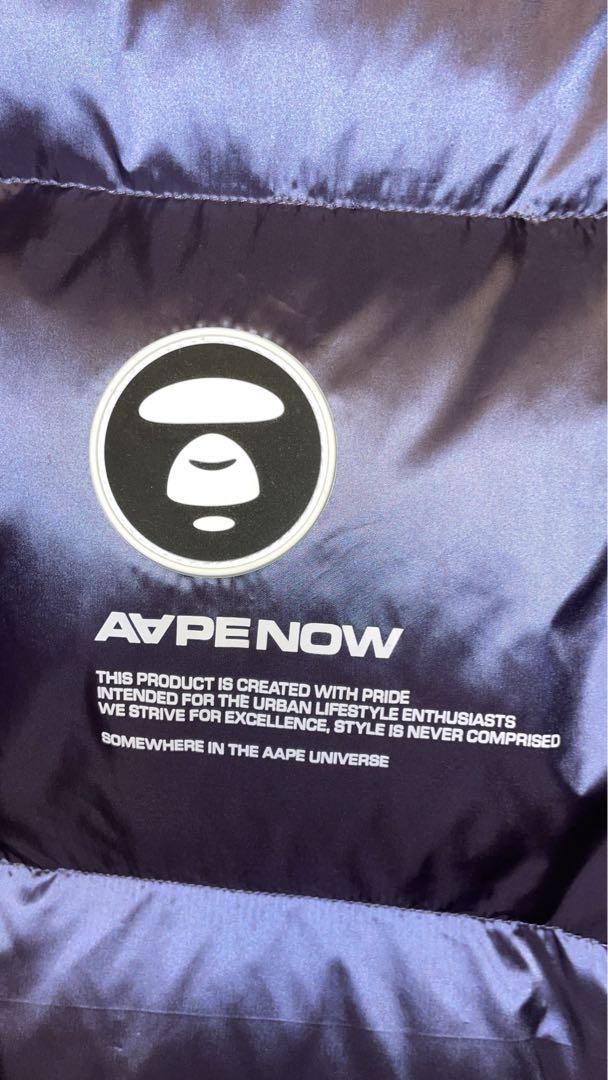 A BATHING APE ダウンベスト　ダウンジレ　ベイプ　エイプ