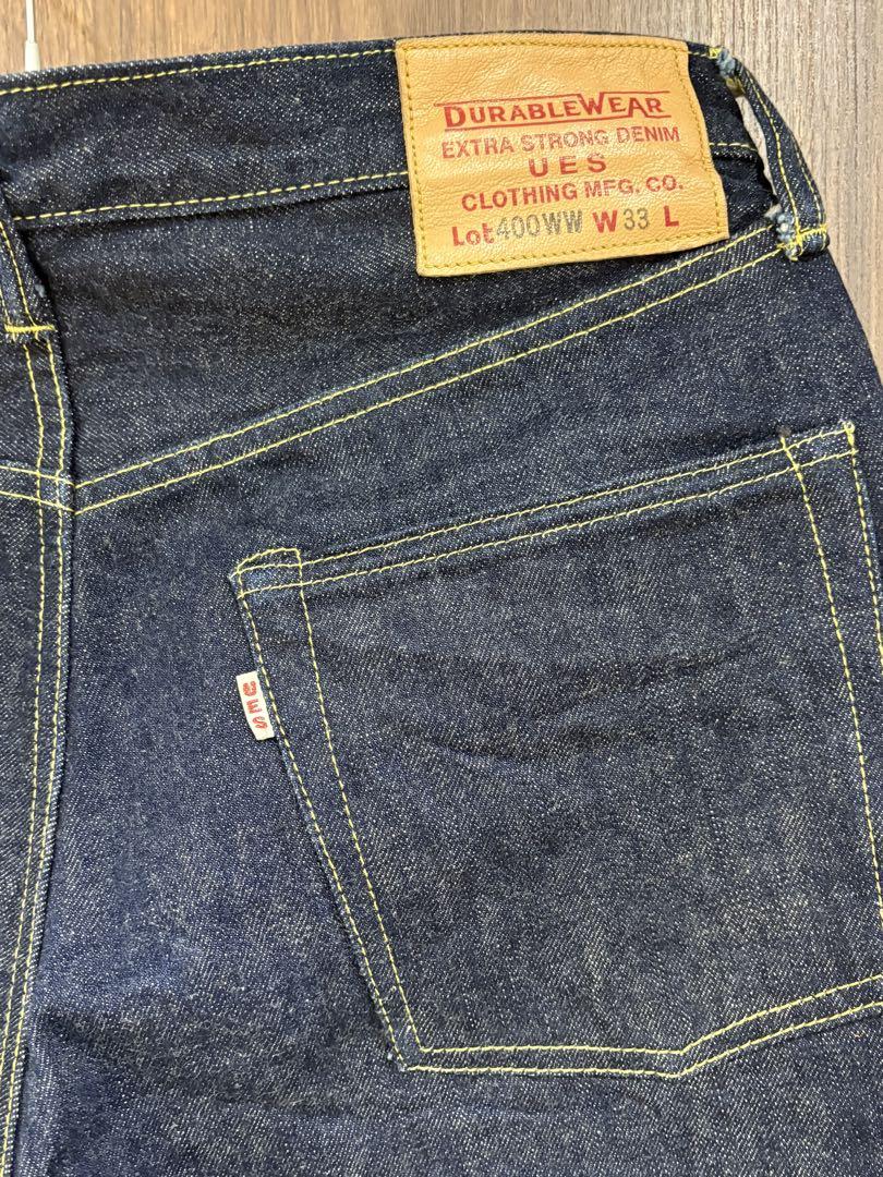 【売り切り価格】UES/14.9oz大戦モデル デニムセットアップ3/W33㌅ 売り切り価格】UES/14.9oz大戦モデル デニムセットアップ3/W33