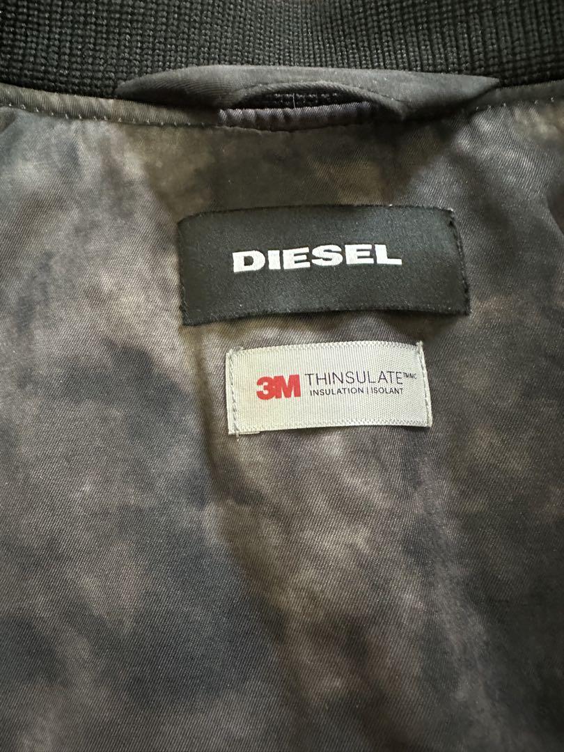 DIESEL MA-1ジャケット グレー・ブラック