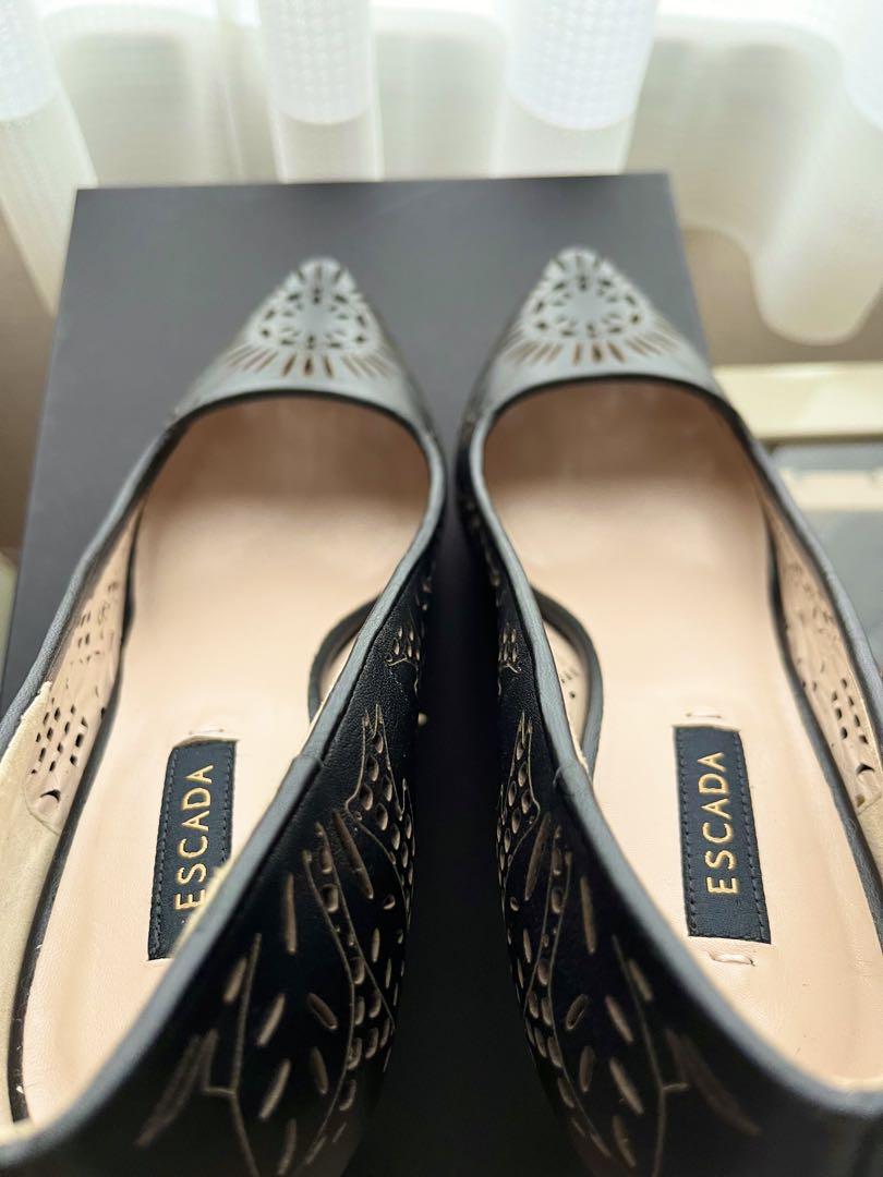 ESCADA ブラック ハイヒール 36