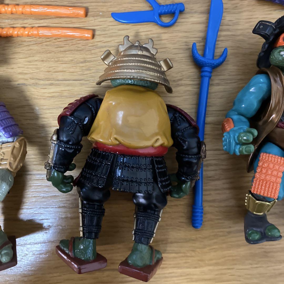 TMNT ミュータントタートルズ　サムライ　ドナテロ　ラファエロ　ミケランジェロ