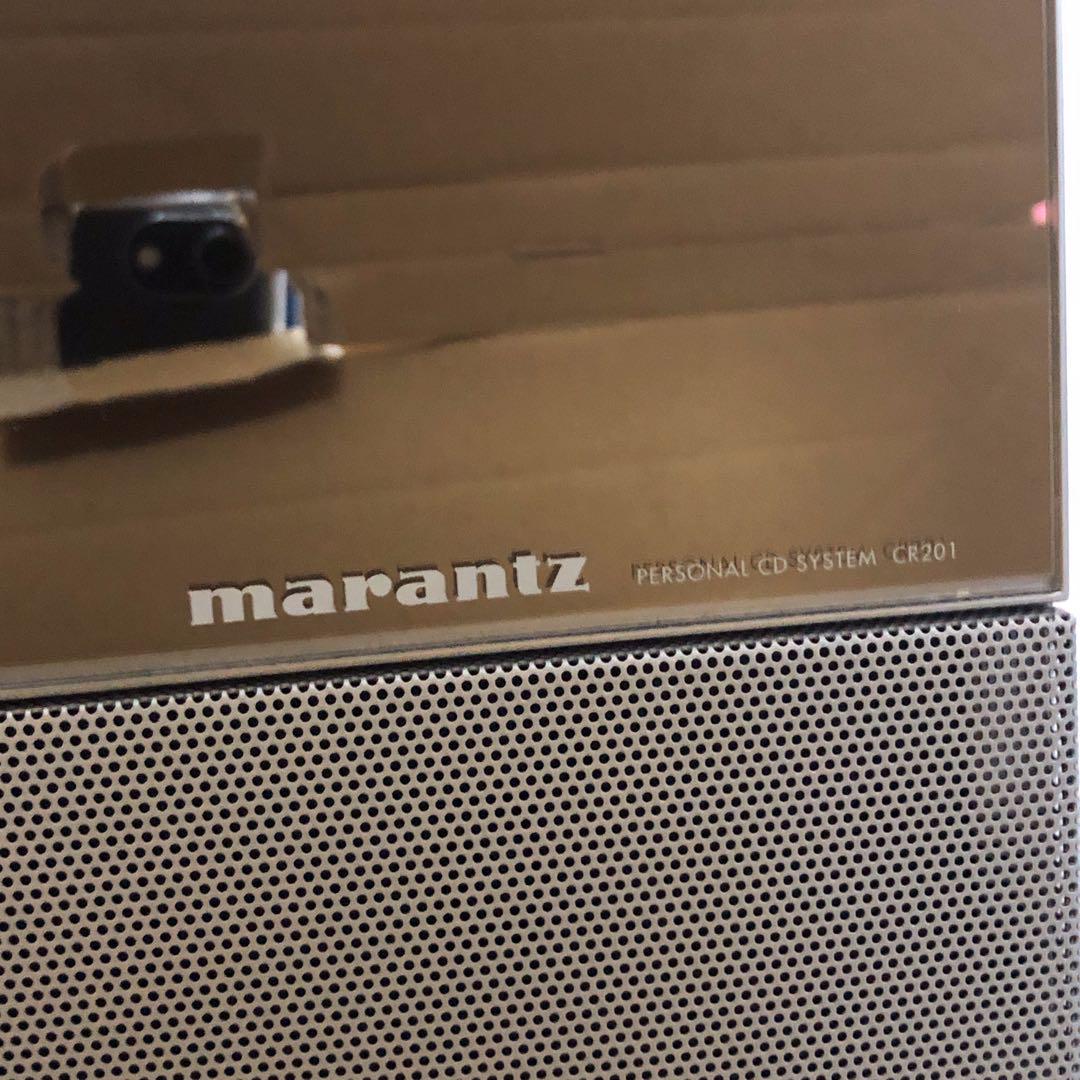 マランツ CR201 CDミニコンポ リモコン付き CD再生動作品 現状
