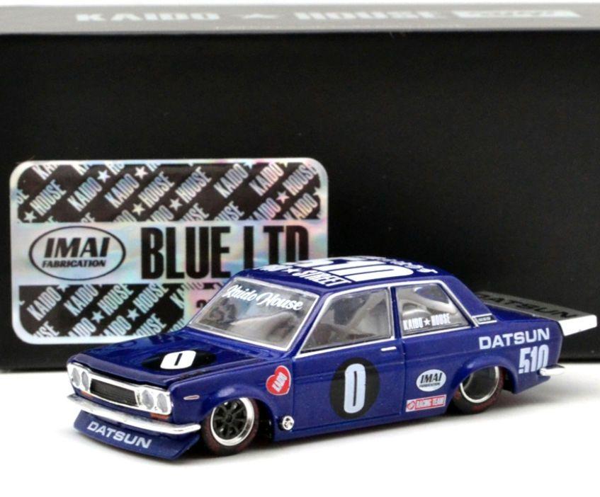 【国内正規品】 街道はうす ブラック プロストリート ダットサン510 1971 ミニカー