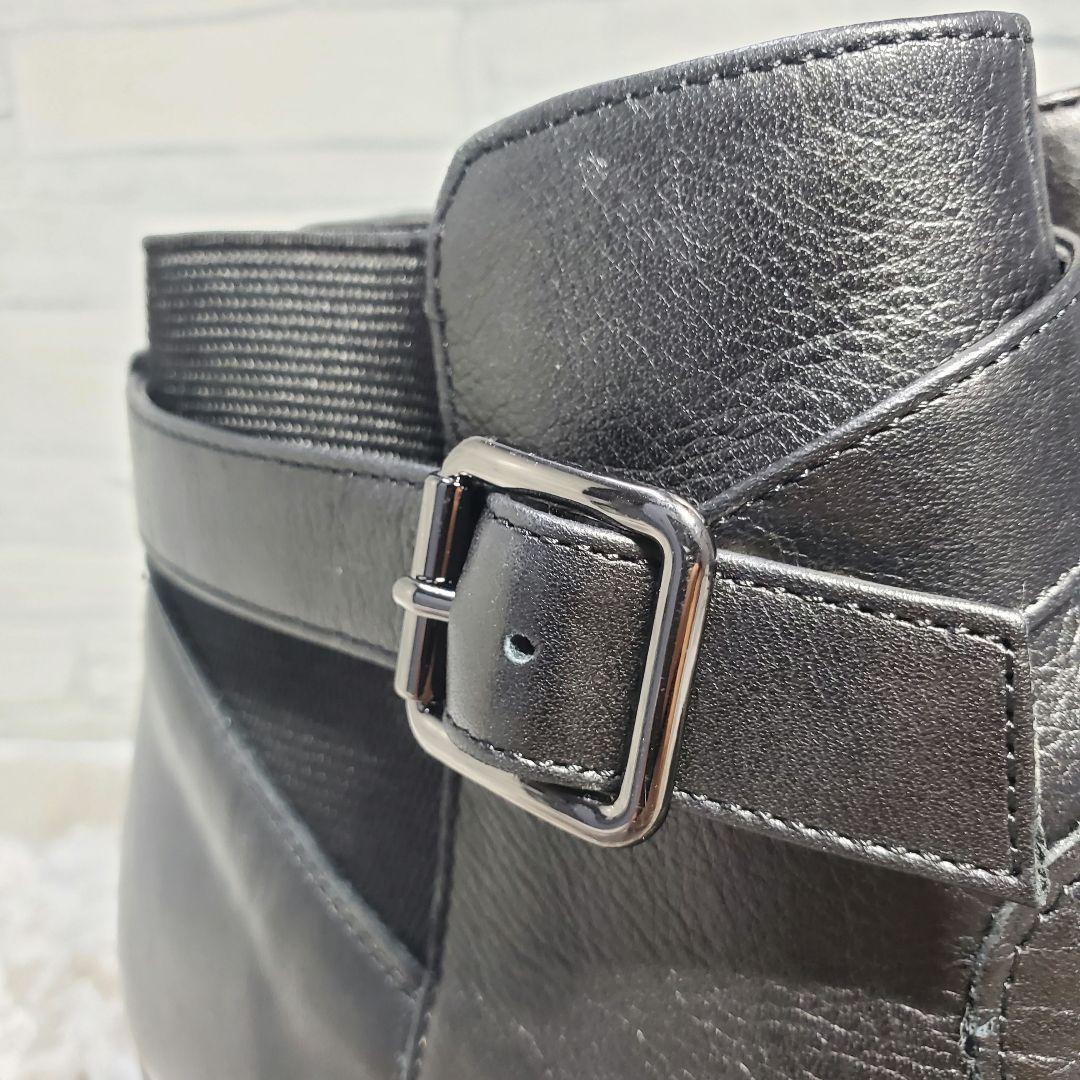【美品】✨DIANA ダイアナ 24.5cm ショートブーティ 黒 レザー