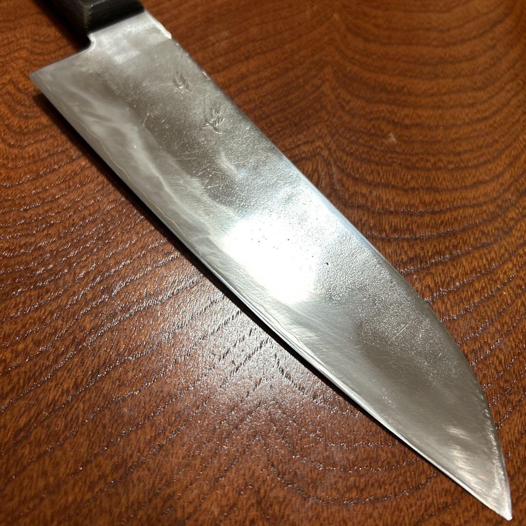 三徳包丁 砂鉄 安来衣紙 秀 全長29,5cm刃17,5cm ★送料無料