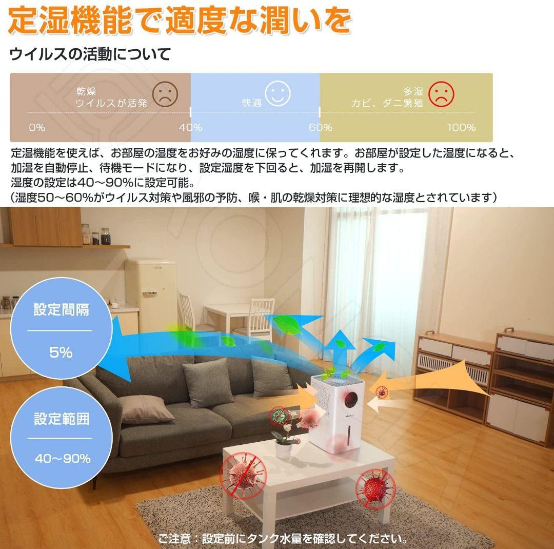 メール便送料無料対応可 加湿器 空気清浄612 加湿フィルター 卓上加湿器 12リットル 気化式 加湿器 Labelians Fr