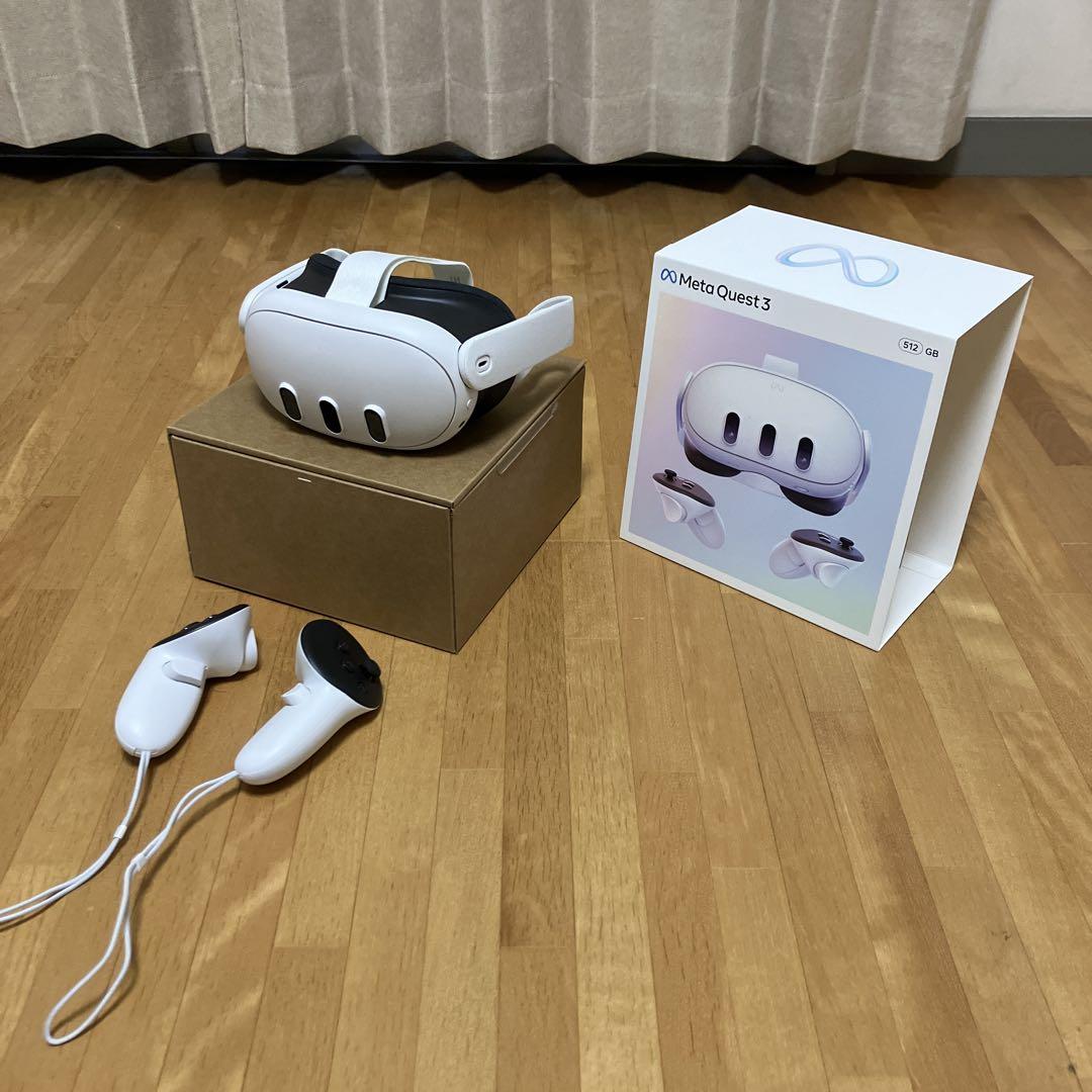 Meta Quest 3 VRヘッドセット 本体とコントローラー - メルカリ