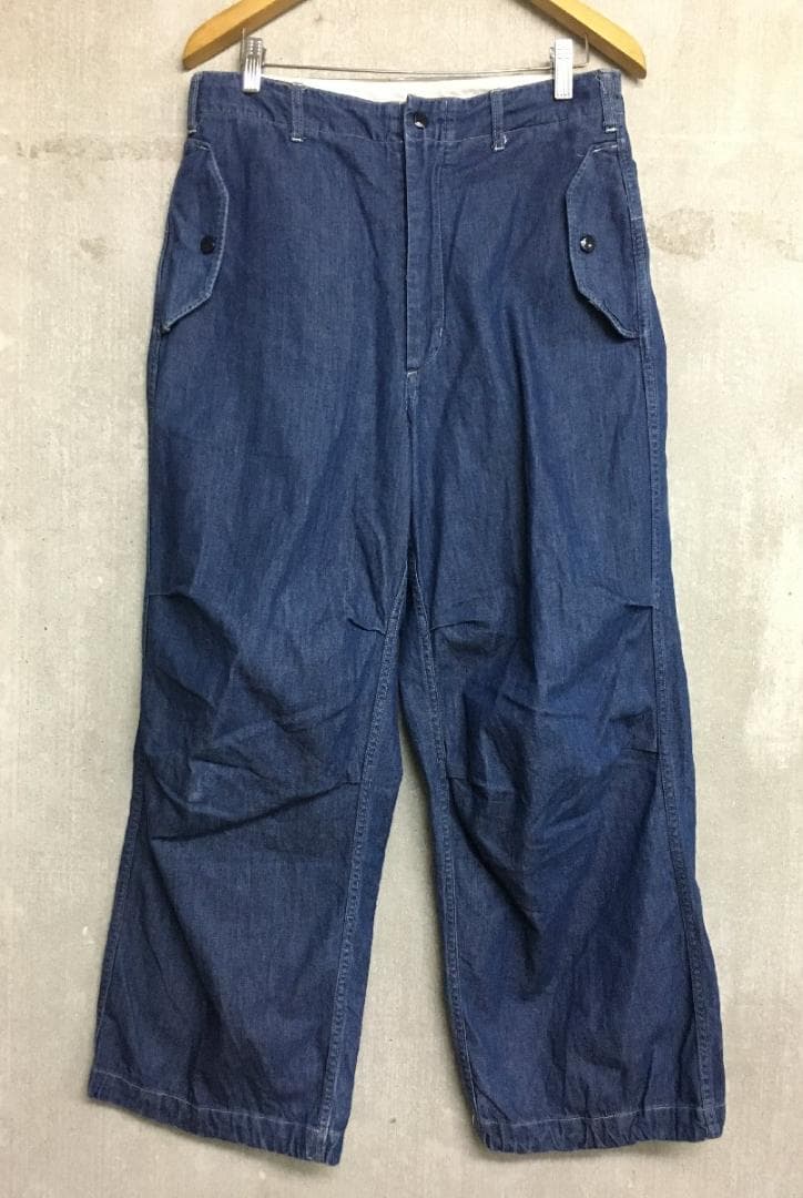 エンジニアード ガーメンツ フラップ ポケット イージー デニム パンツ XS