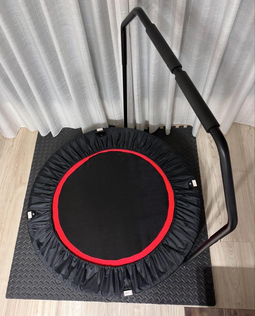 トランポリン 手すり付き 折りたたみ 150kg