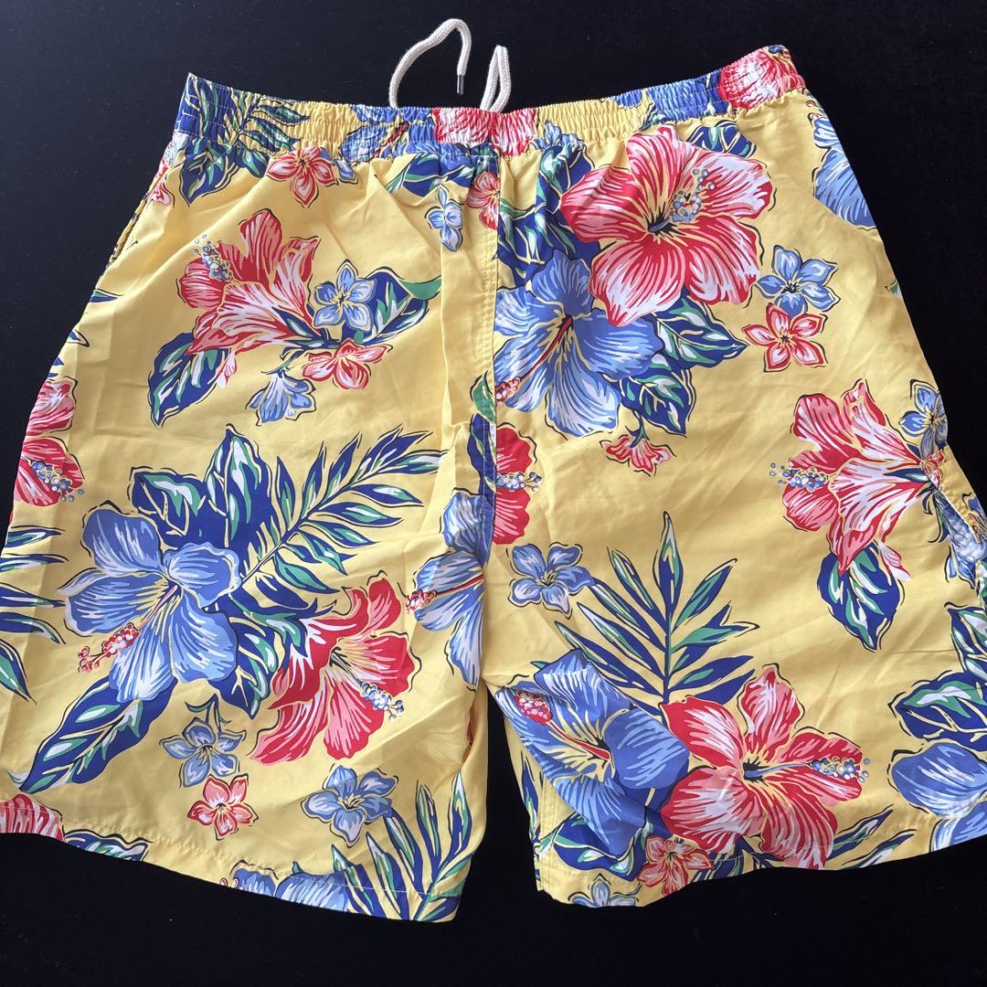 y830新品ラルフローレンMENSスイムショーツ海パンUSサイズ(XL)イエロー