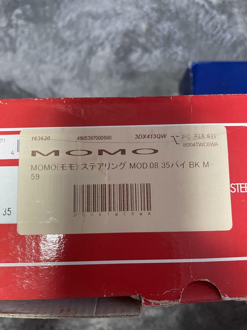 MOMO(モモ) ステアリング MOD.08 35パイ BK M-59