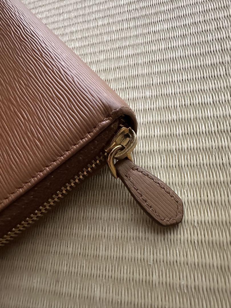 PRADA ブラウン 長財布 エピレザー